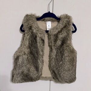 Size 4 faux fur carters vest